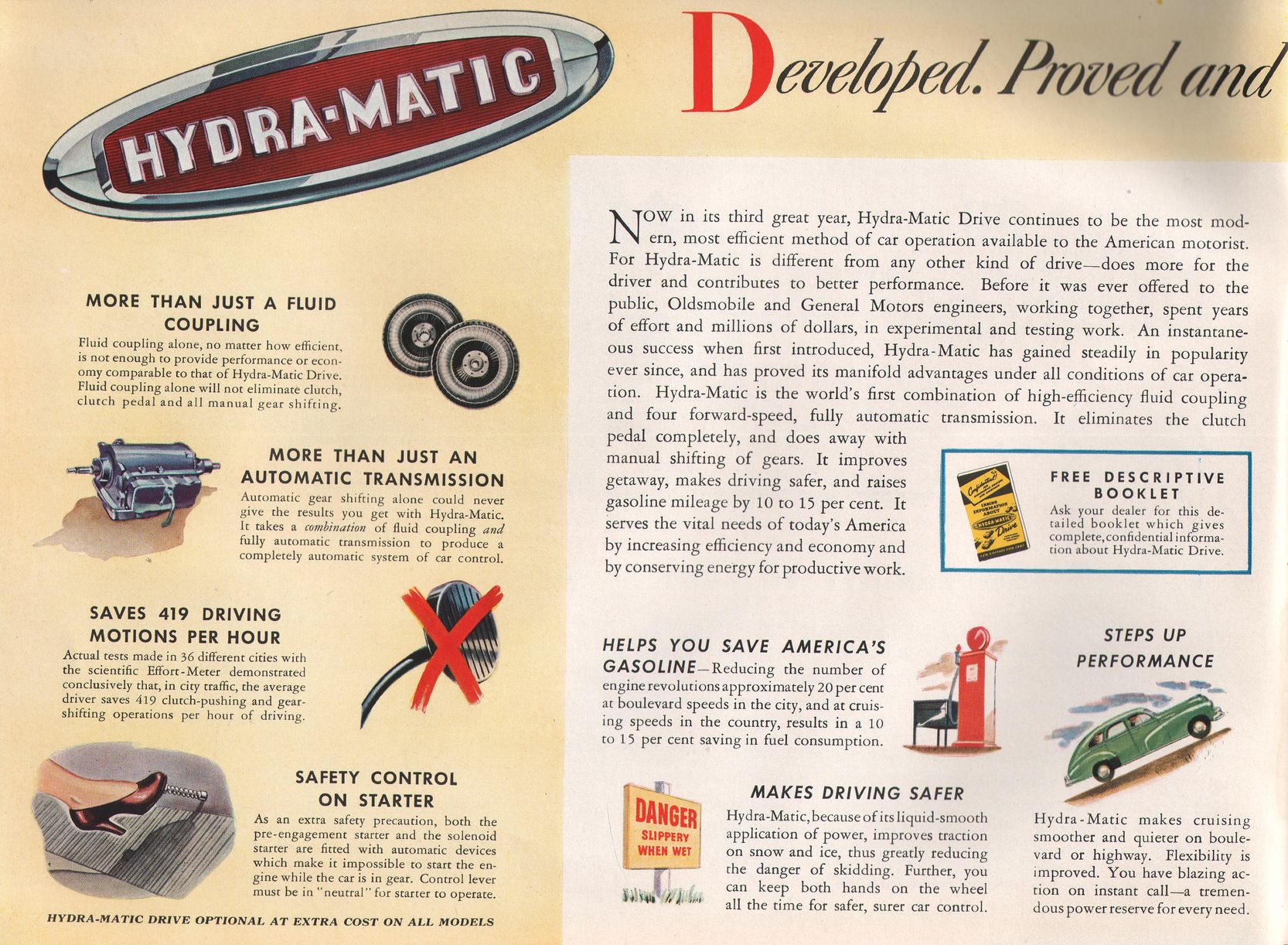 1942 Oldsmobile Motor Cars Brochure Page 9